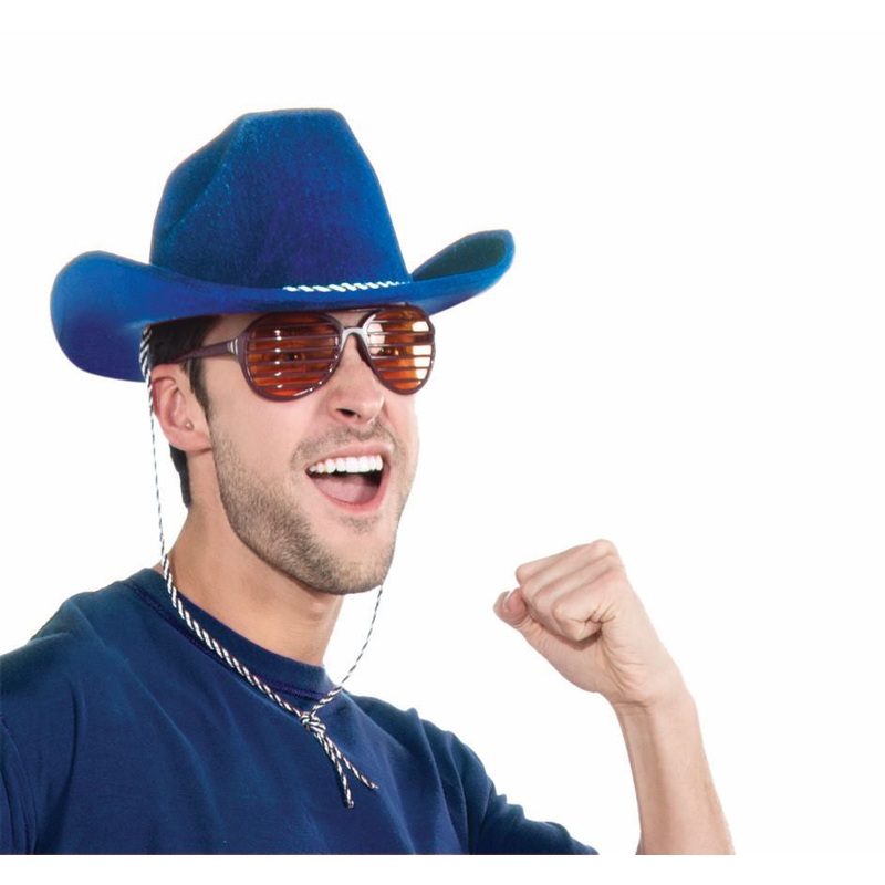 Royal Blue Cowboy Hat - Adult