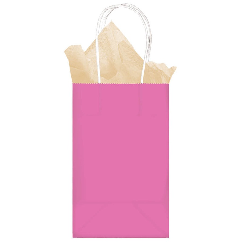 Small Hot Pink Gift Bag