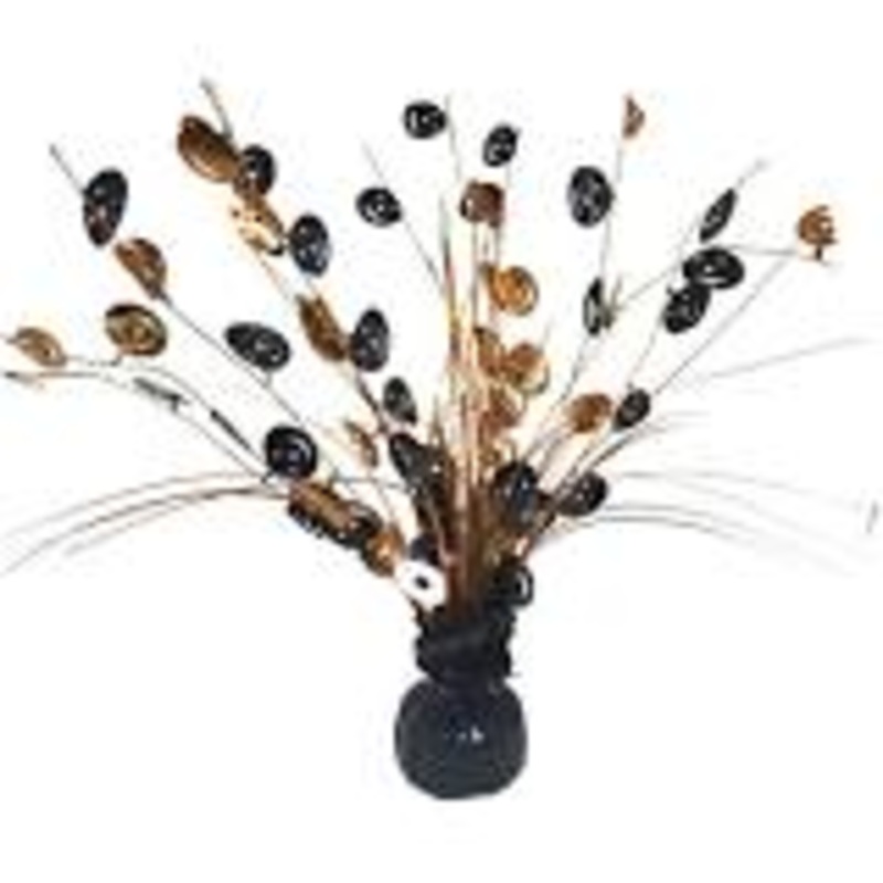 BLACK & ORANGE PUMPKIN CENTERPIECE