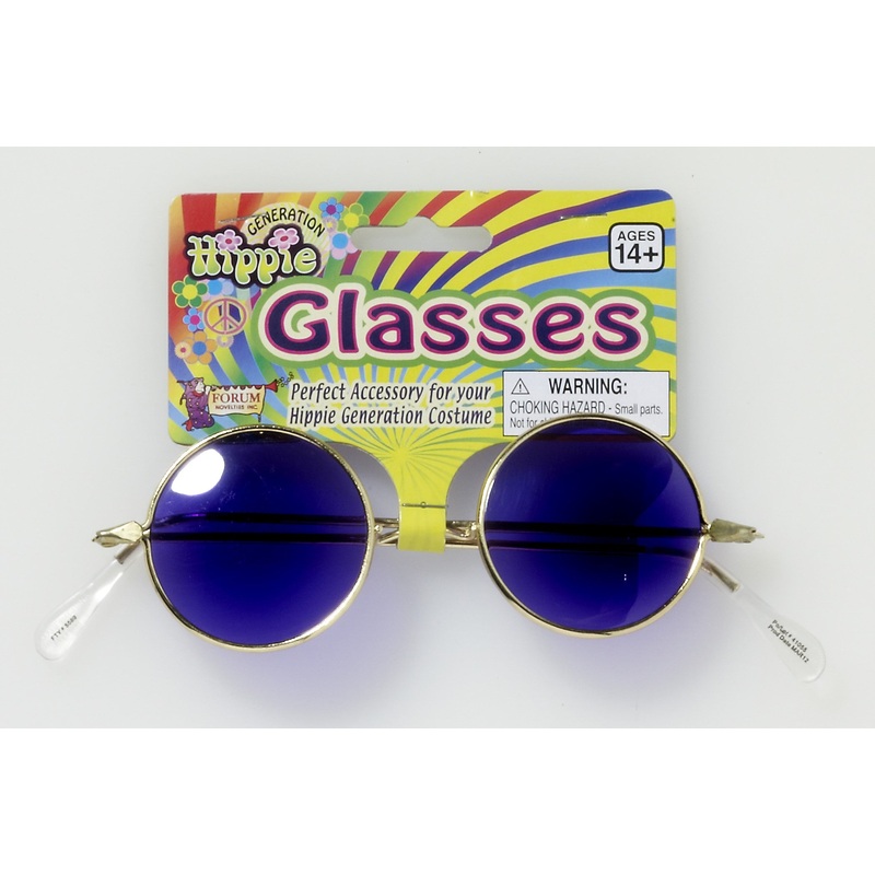 Blue Hippie Glasses
