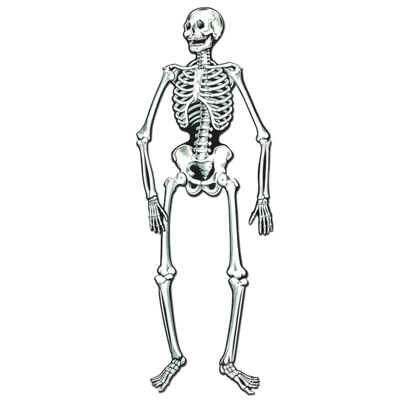 CUTOUT - SKELETON JOINTED  22"  2 PCS