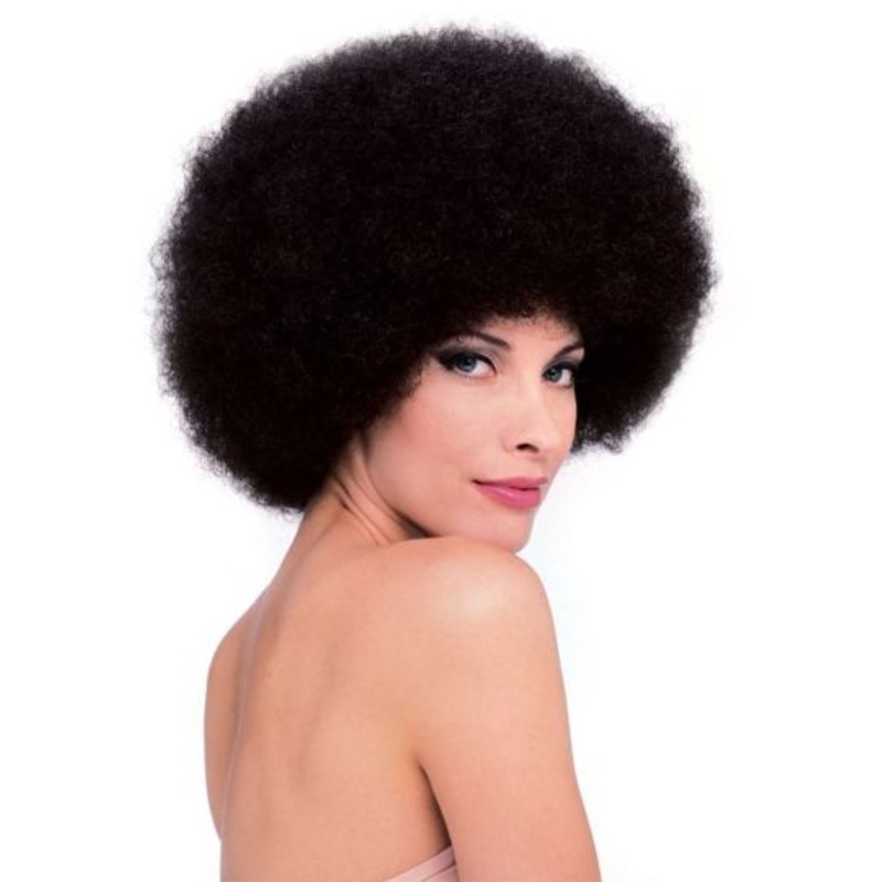 Deluxe Brown Afro Wig - Adult Sized