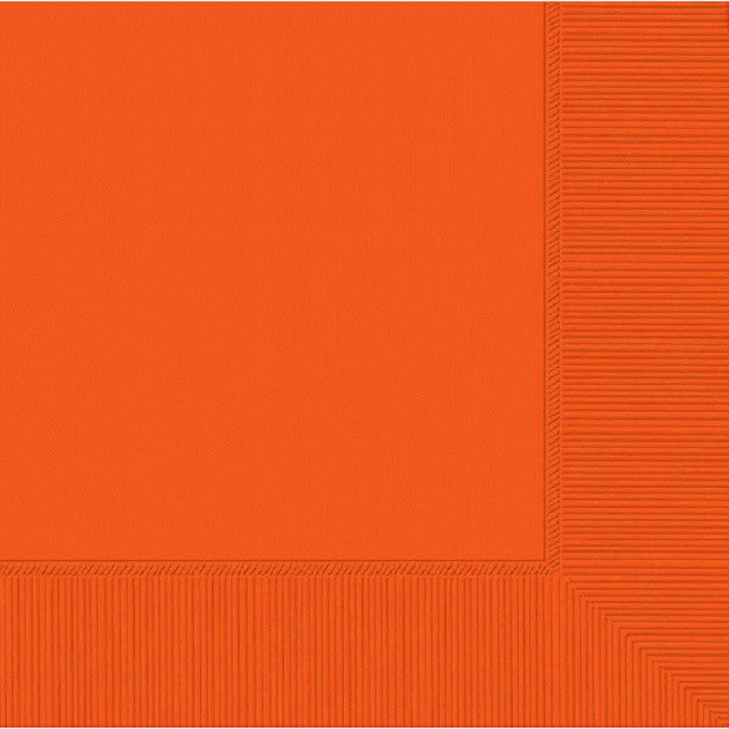 DINNER NAPKINS - ORANGE PEEL     20 COUNT