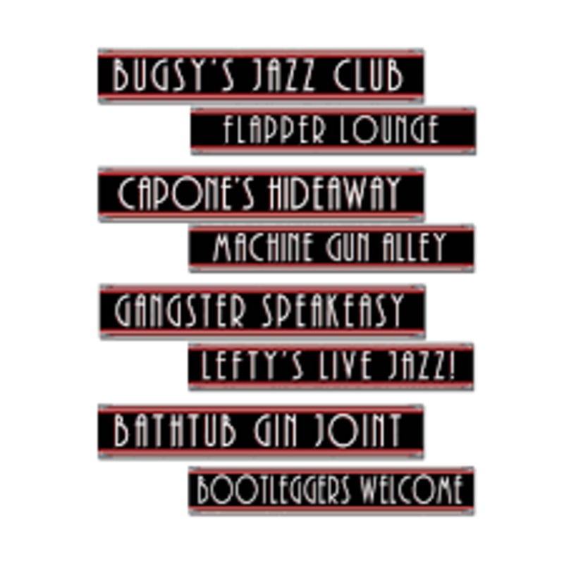 Gangster Signs Cutouts.