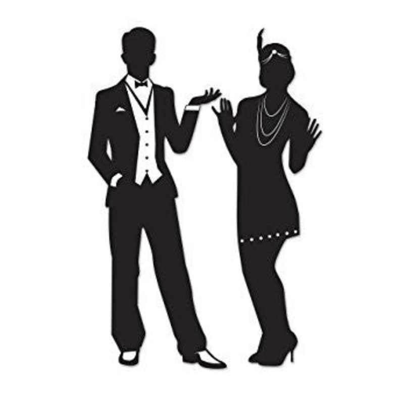 GREAT 20'S SILHOUETTES CUTOUTS