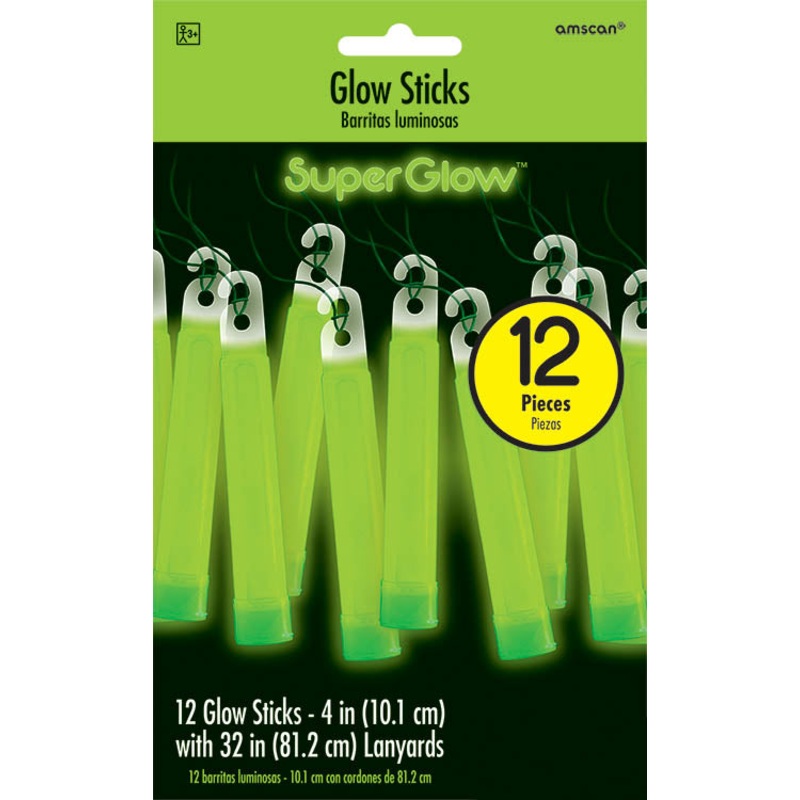 Green Glowstick Necklaces (12 Pcs)