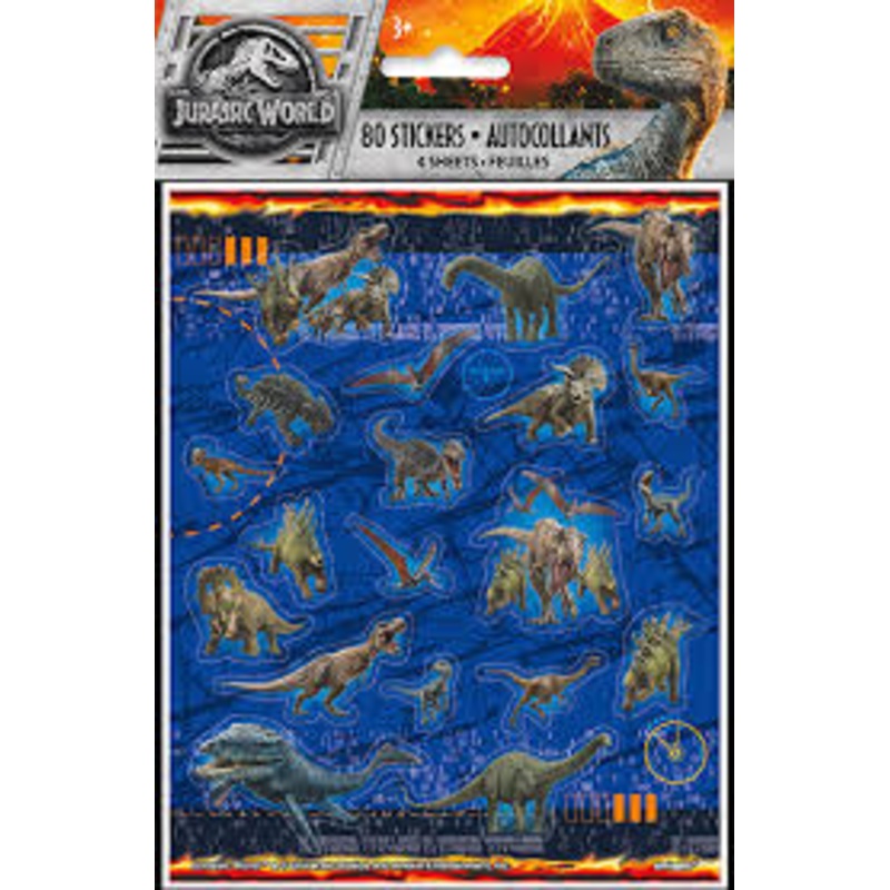 Jurassic World Stickers