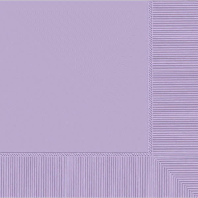 LUNCHEON NAPKINS - LAVENDER       40 CT/PKG