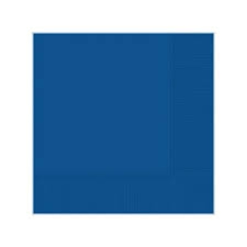 NAPKIN - BRIGHT ROYAL BLUE 100 CT/PKG  LUNCHEON