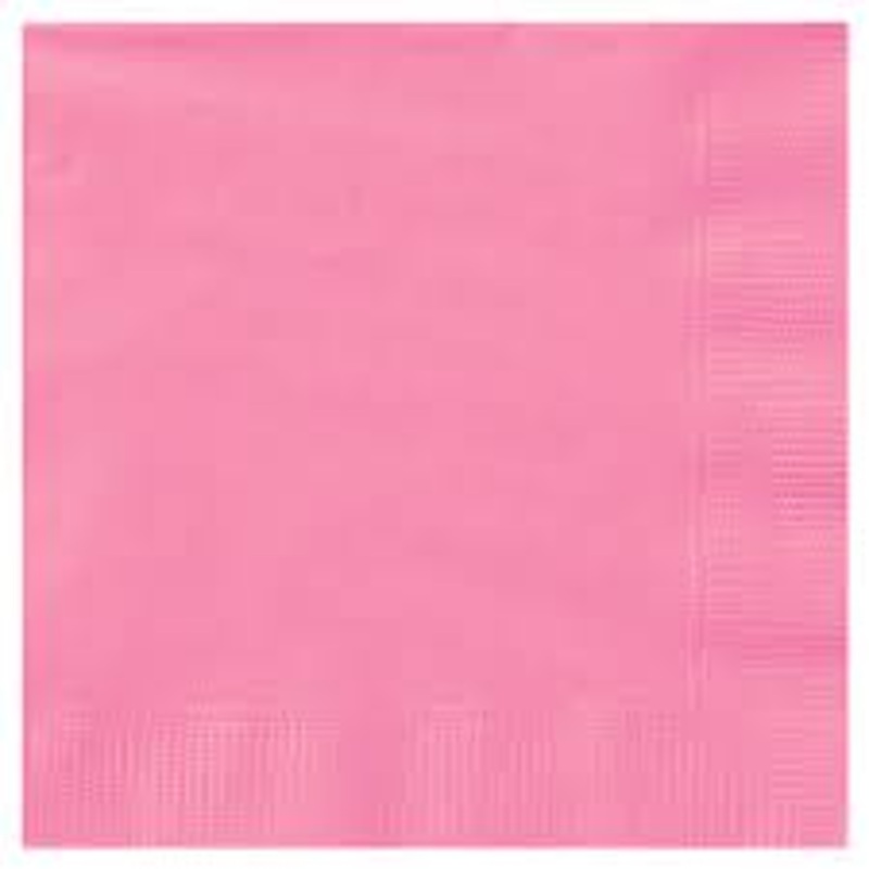 NAPKIN - HOT BRIGHT PINK 100 CT/PKG       LUNCHEON