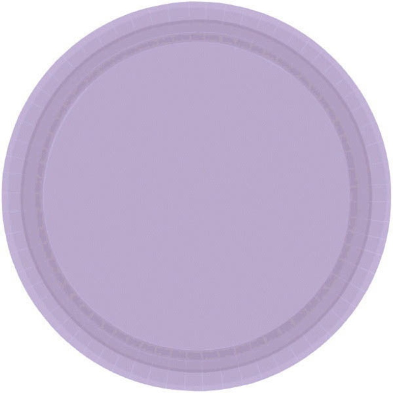 PAPER PLATE - LAVENDER   8.5"  50CNT