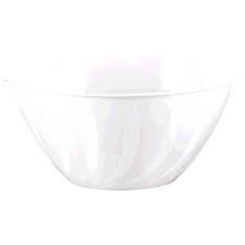 24oz. Small White Plastic Bowl