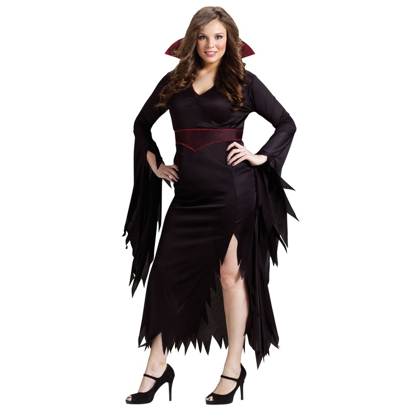 CLASSY VAMP WOMENS PLUS ADULT COSTUME