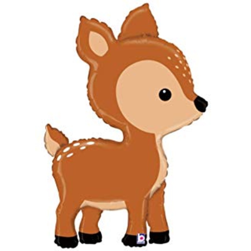 CUTE DEER SUPER SHAPE MYLAR BALLOON 39"