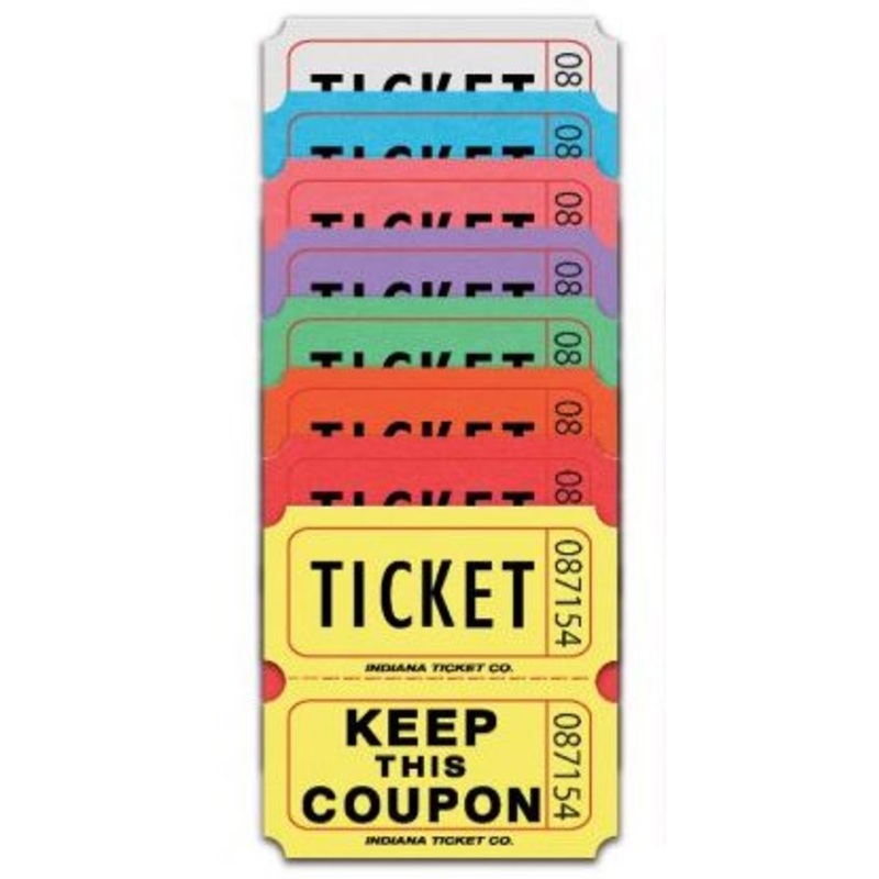Double roll tickets