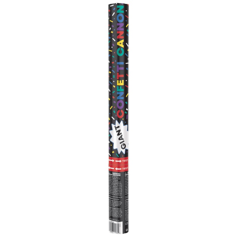 JUMBO CONFETTI CANNON MULTICOLOR