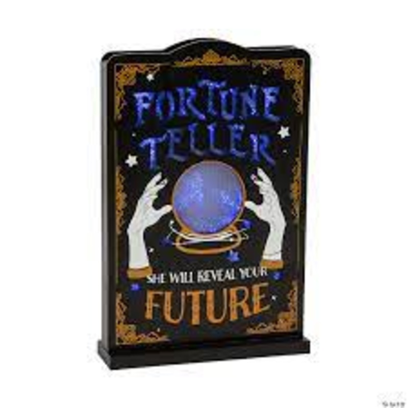 Light Up Fortune Teller Table Sign