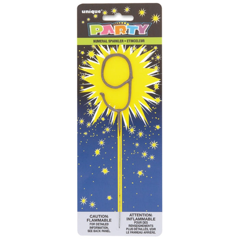 NUMERAL SPARKLER #9