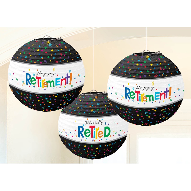 RETIREMENT PAPER LANTERNS