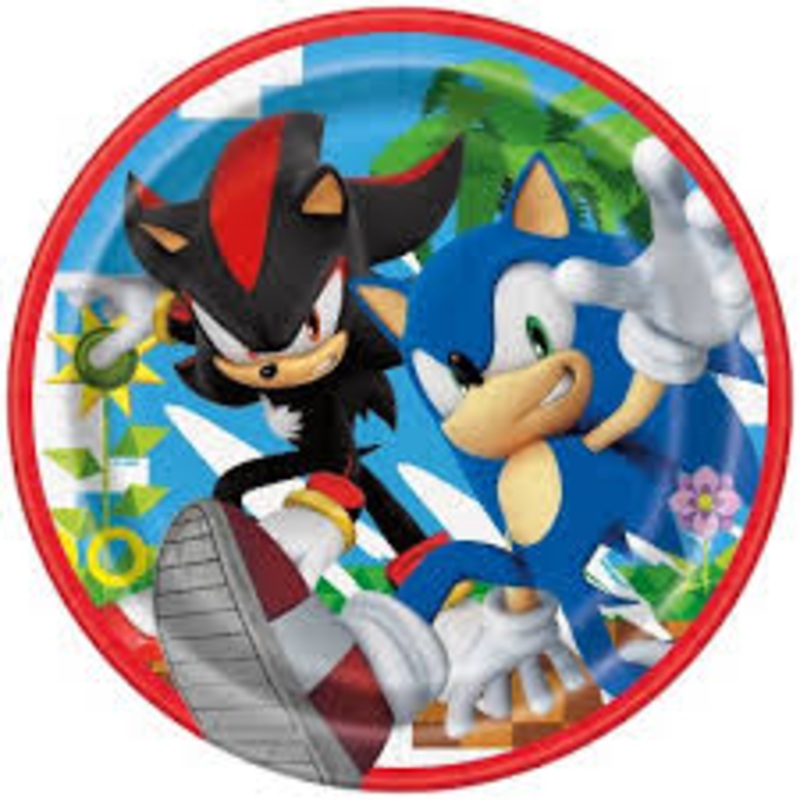Sonic 7" Paper Plates