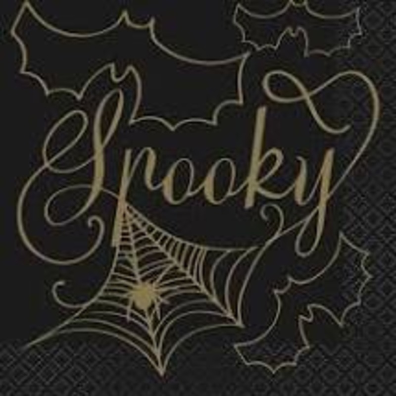 Spooky Web Beverage Napkins