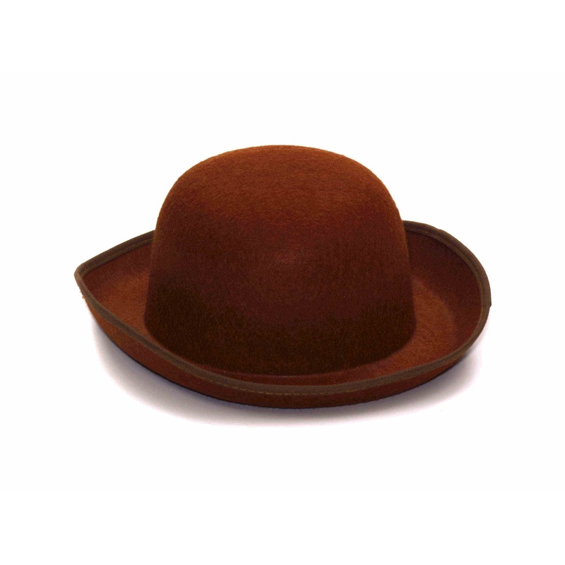Steampunk Brown Derby Hat