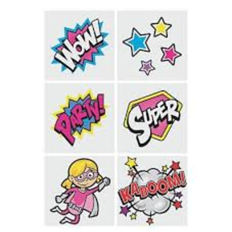 Superhero Girl Tattoos