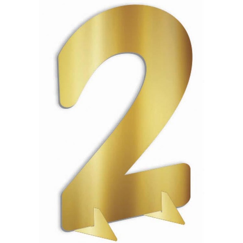 24 Gold Metallic Number 2