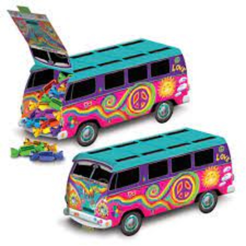 60"S BUS 3D CENTERPIECE