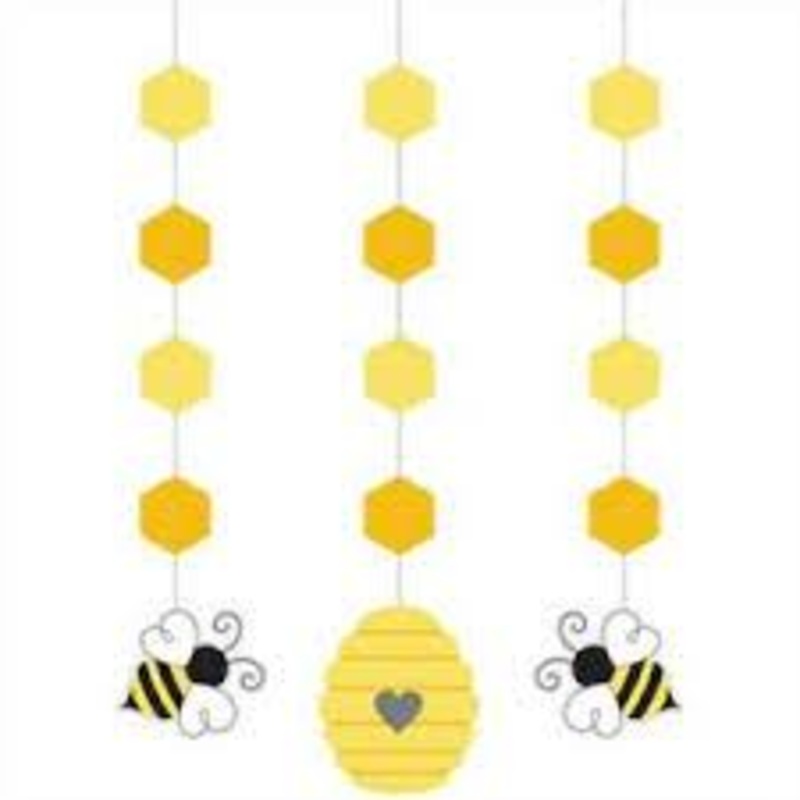 BEE HANGING DECORATIONS