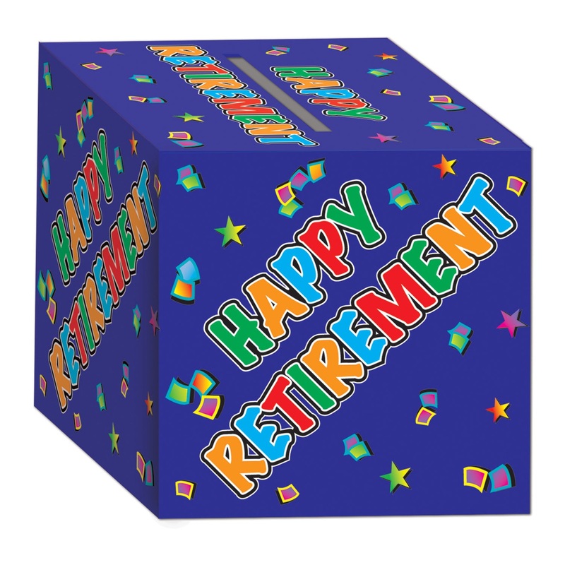 CARD BOX - RETIREMENT 12" X 12"            EACH
