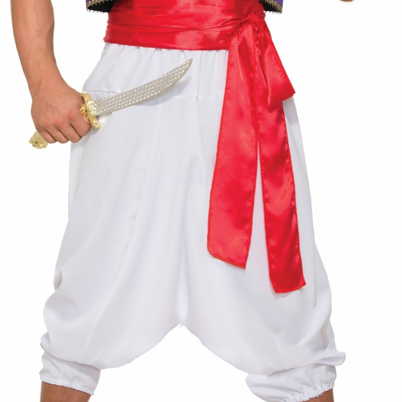 DESERT PRINCE WHITE PANTS ADULT  UP TO 34 WAIST