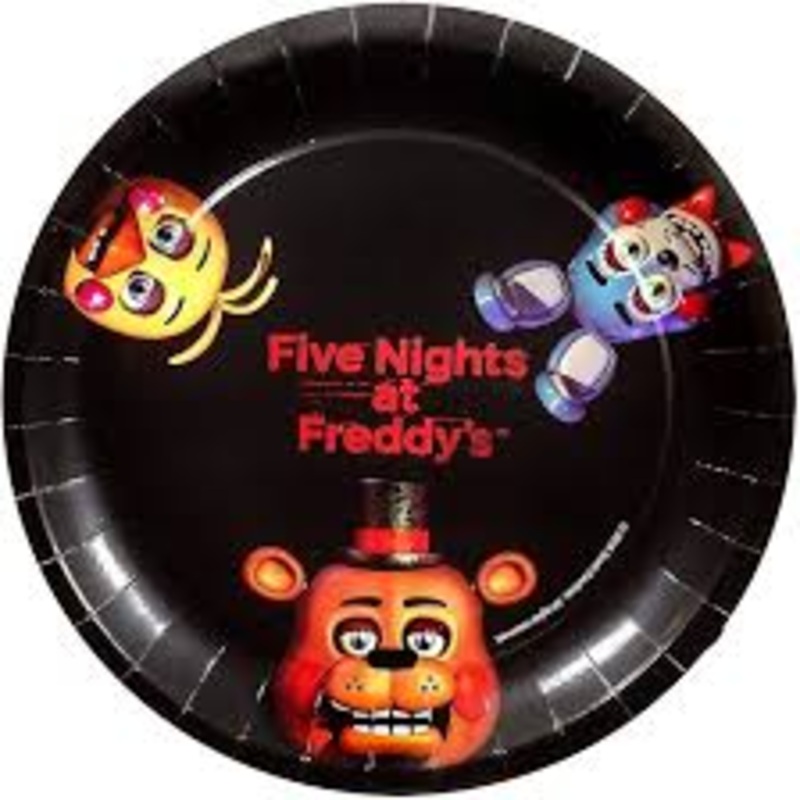 Five Nights At Freddy's 9" Plates