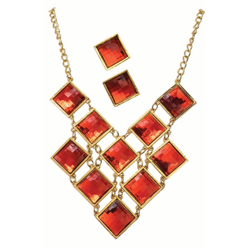 Flapper Ruby Jewelry Set