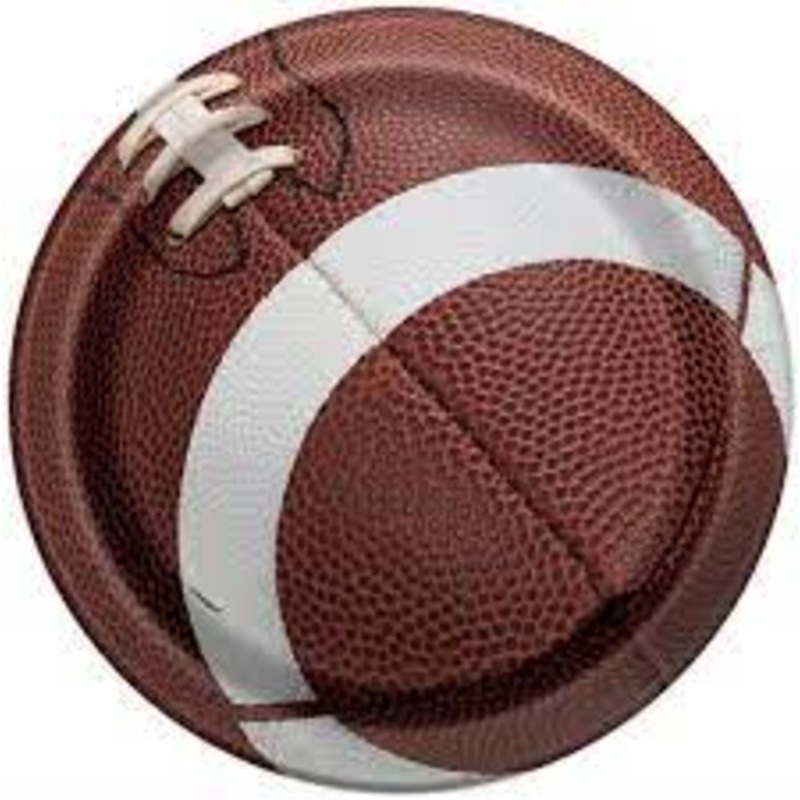 Football Party 7" Paper Plates