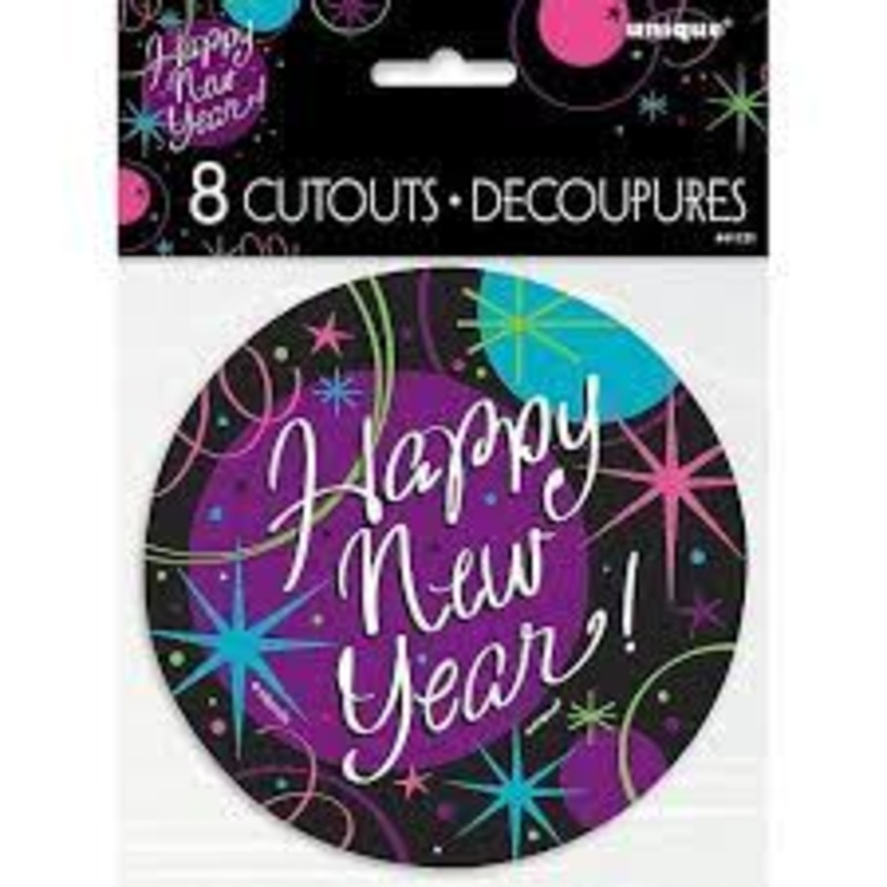 Happy New Year Mini Cutouts