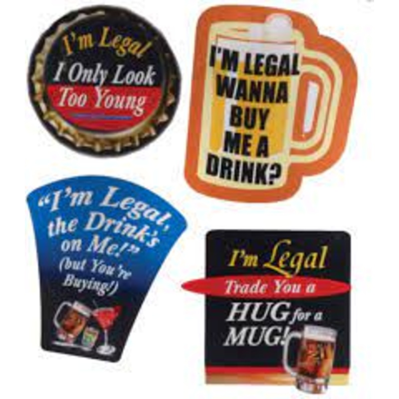 LEGALLY 21 STICKER PACK