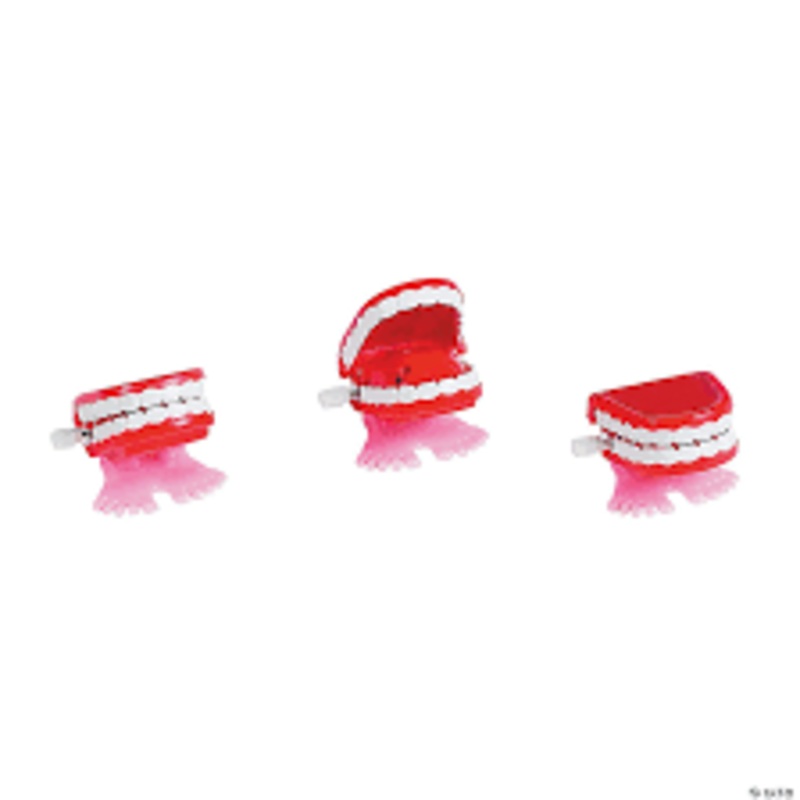 Mini Wind Up Chomping Teeth