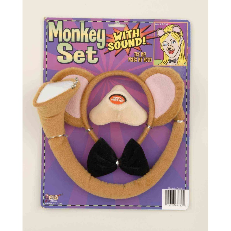 Monkey Set w/Sound - 4pcs.