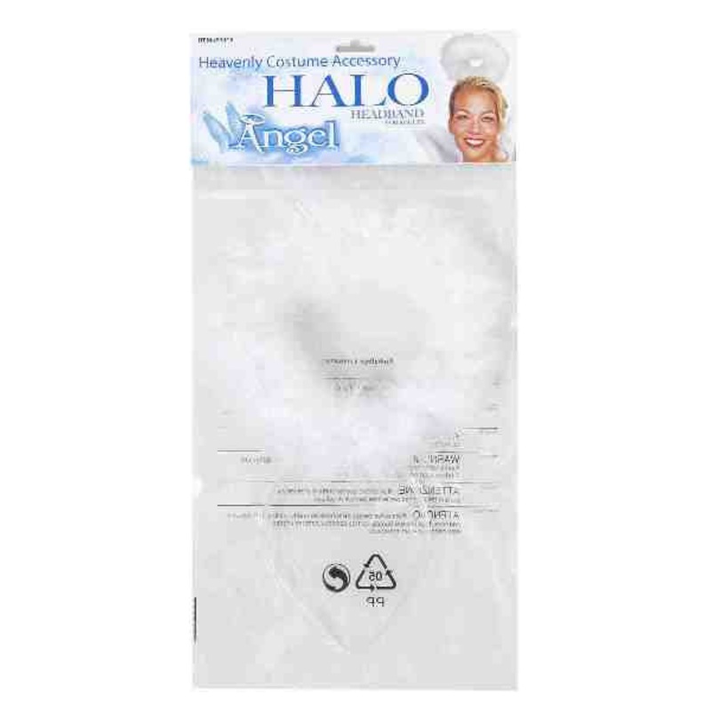 White Marabou Halo Headband