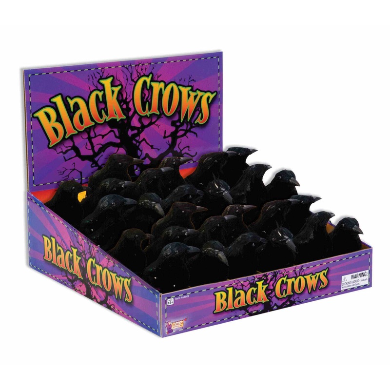 5" Small Black Crow