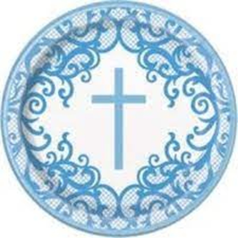 BLUE CROSS 7" PAPER PLATES