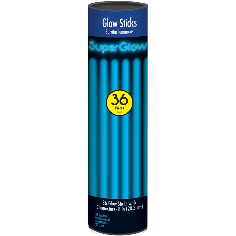 Blue Glow Sticks (36 Pcs)