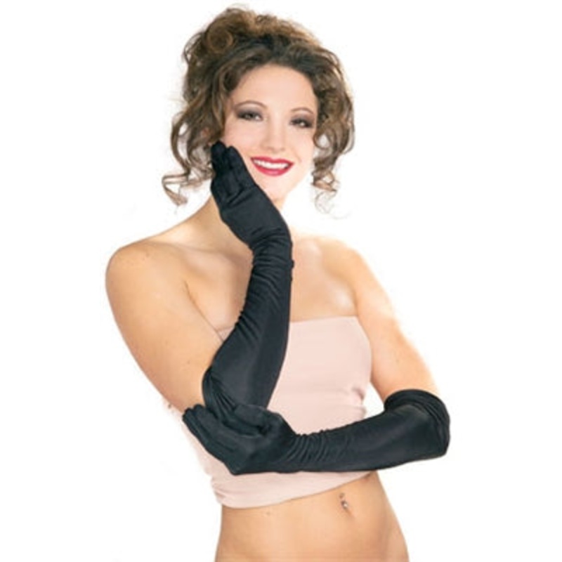 Gloves Long Black