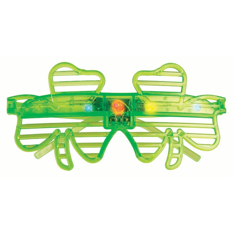 Lightup Shamrock Glasses