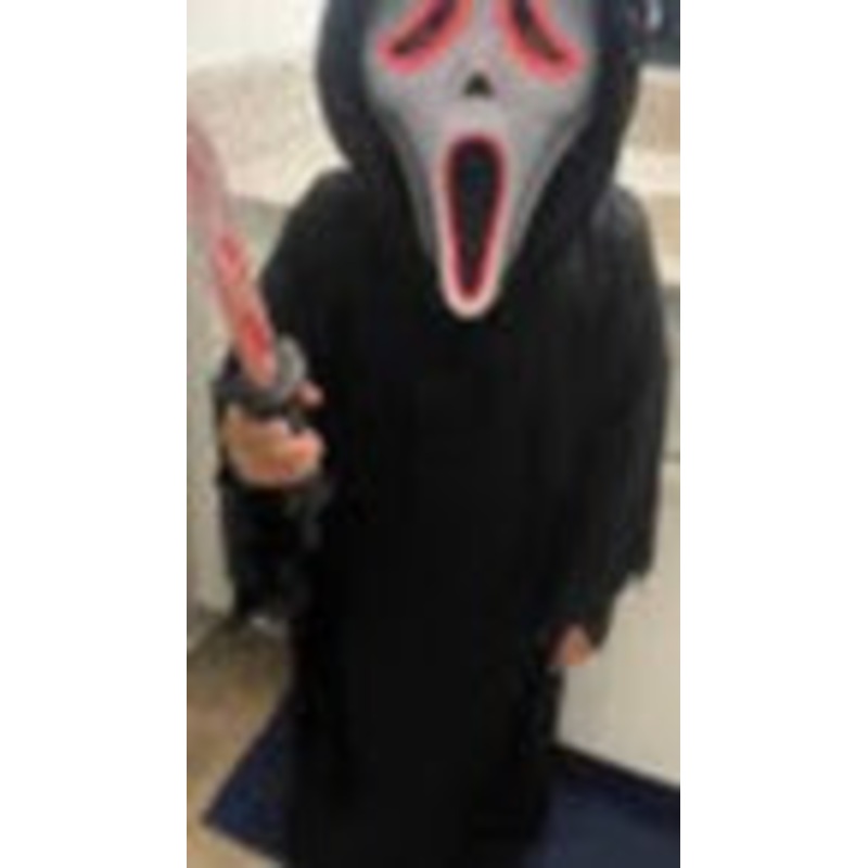 Scream Light Up Ghost Face Child Costume