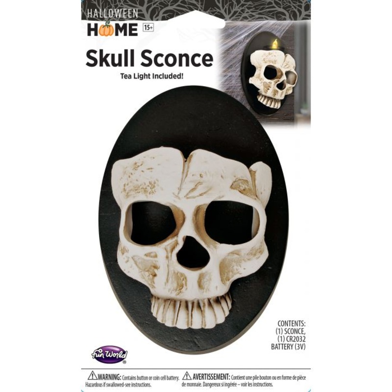 Skull Sconce