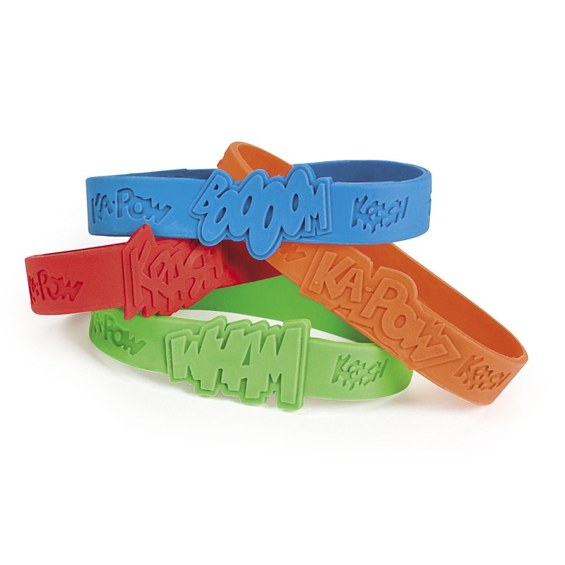 SUPERHERO RUBBER BRACELET