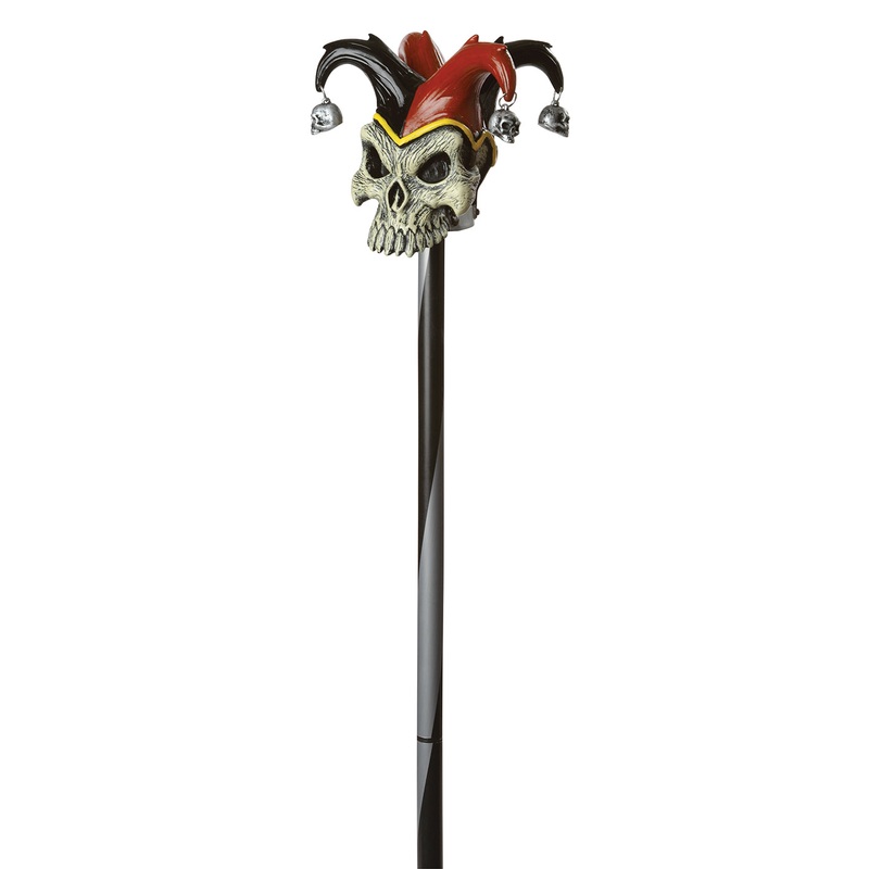 Cane Jester Skull