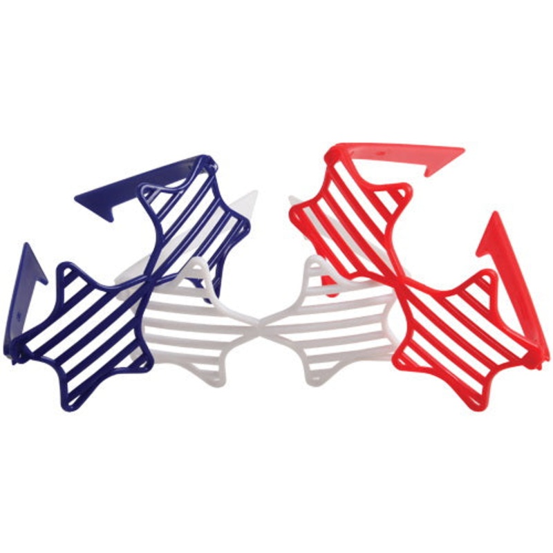 Glasses Shutter Patriotic 12CT